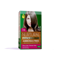4.0 - Natural Brown - Nurtural Women Hair Color