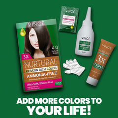 4.0 - Natural Brown - Nurtural Women Hair Color