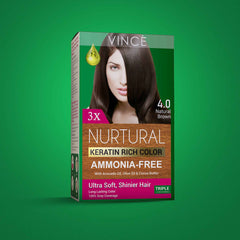 4.0 - Natural Brown - Nurtural Women Hair Color