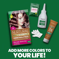 5.50 - Mahogany Light Brown - Nurtural Women Hair Color