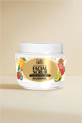 Facial Scrub with Peach, Strawberry, and Kiwi