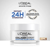 L'Oreal Paris - Collagen Expert: Moisture Filler Cream 50ml For Instant Hydration for 24 Hours