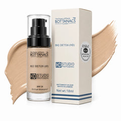 BOTTANACS Bio Detox Foundation SPF 35 – BE04 Natural Rose, 18ml