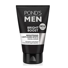POND'S Men New Bright Boost Brightening+Dark Spots Cleanser Facial Scrub