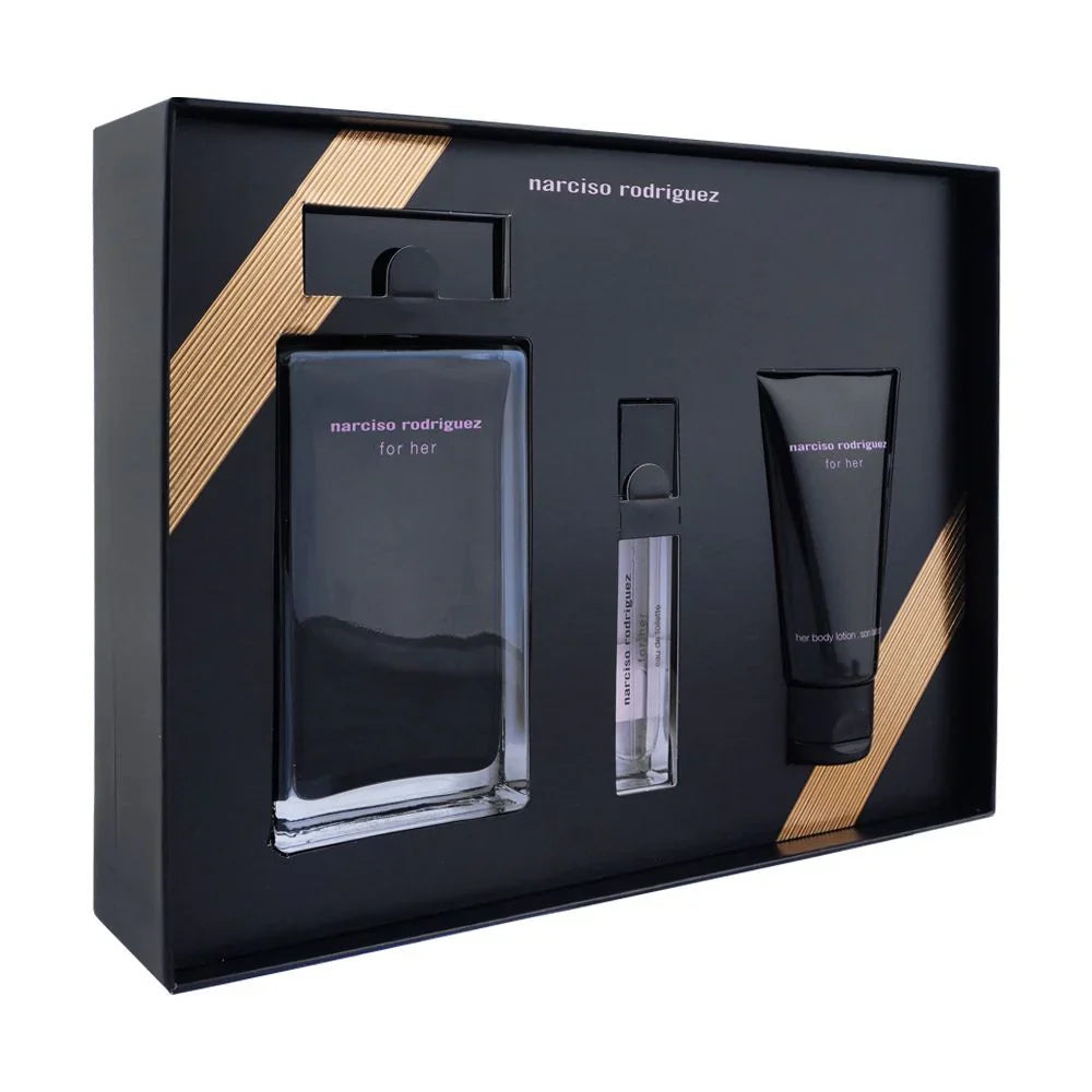 Narciso Rodriquez For Her Edt 100ml / Edt 15ml / Body Lotion