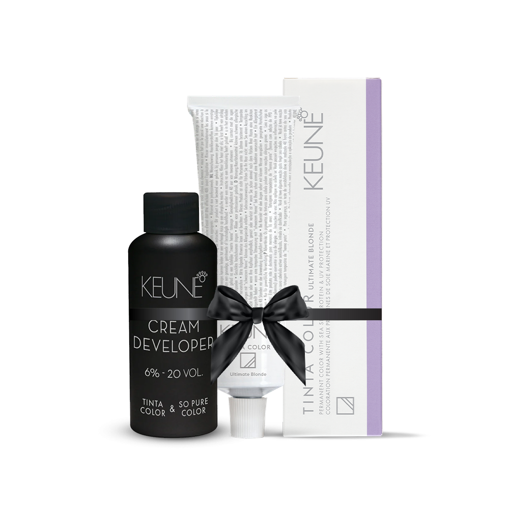 Keune Tinta Color Super Intense Violet Blonde 1577 with Keune Developer 30 Volume - 60 ml
