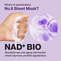 Numbuzin - No.9 NAD Bio Lifting-sil Full Face Mask