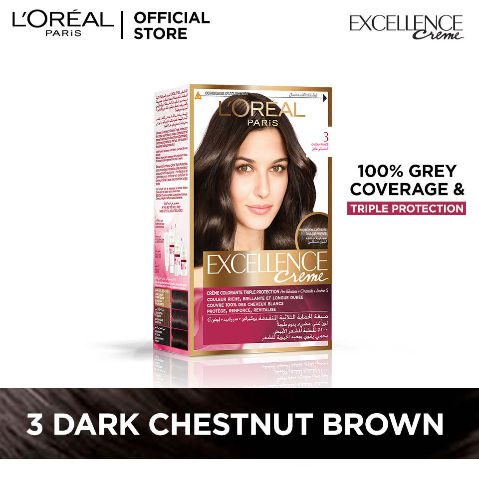 L'Oreal Paris Excellence Creme Hair Colour - #6.1 Dark Ash Blond