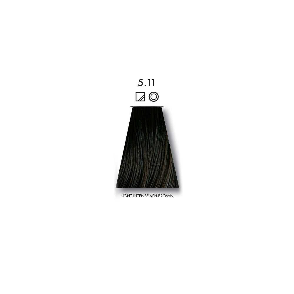 Keune Tinta Color Light Intense Ash Brown 5.11 with Keune Developer 20 Volume - 60 ml