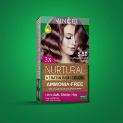 5.50 - Mahogany Light Brown - Nurtural Women Hair Color
