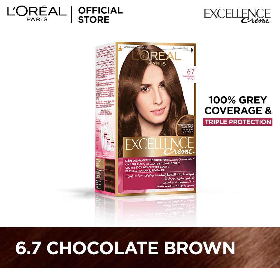 L'Oreal Paris Excellence Creme Hair Colour - #6.1 Dark Ash Blond