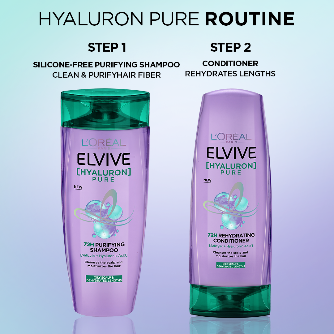 L'Oreal Paris Elvive Hyaluron Pure Conditioner 175Ml