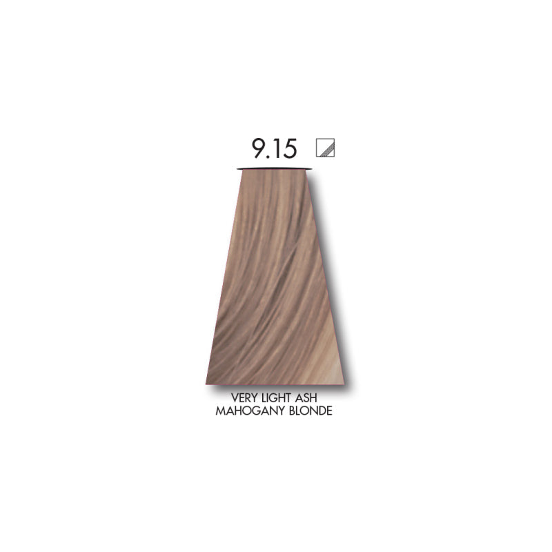 Keune Tinta Very Light Ash Mahogany Blonde 9.15 with Keune Developer 20 Volume - 60 ml