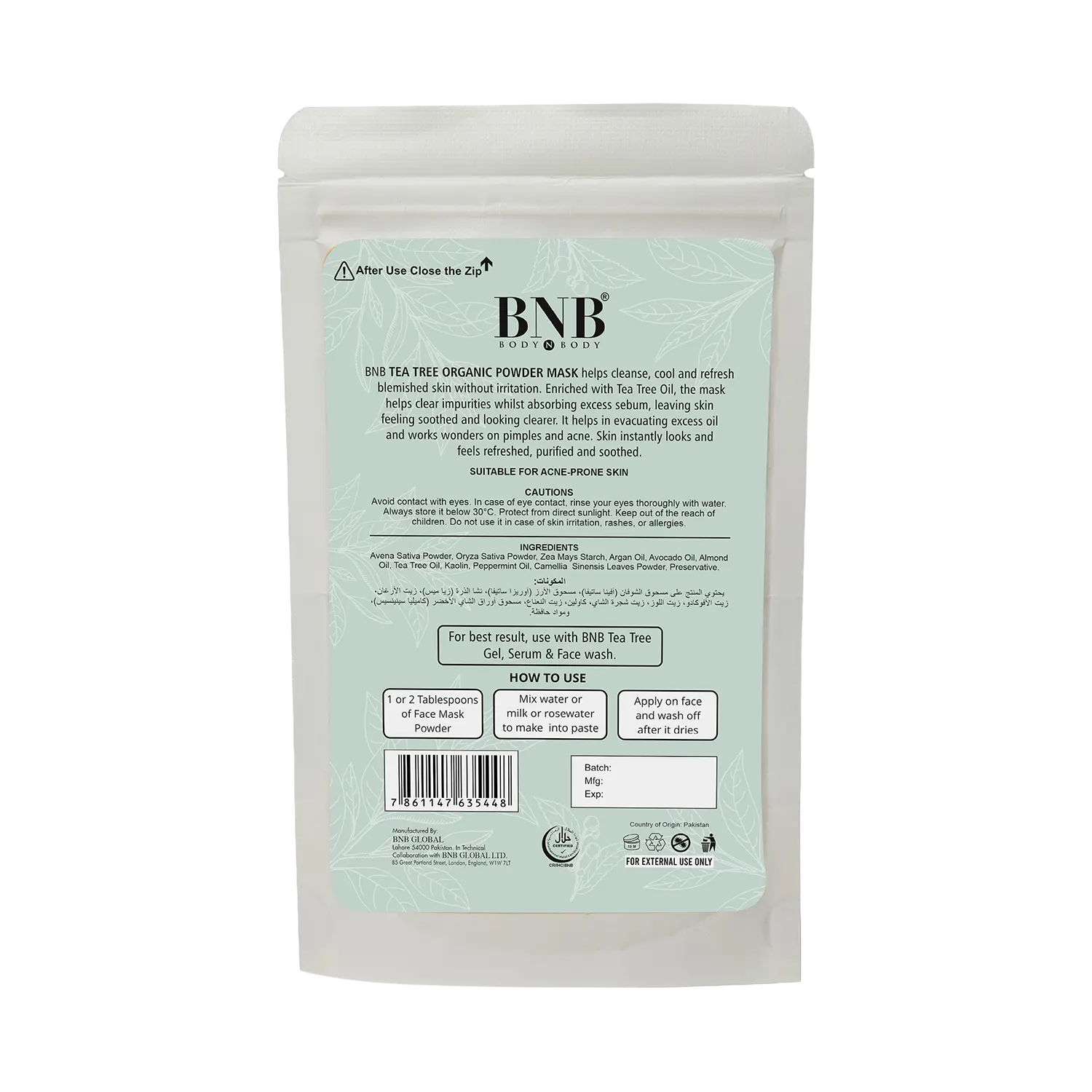 BNB Tea Tree Acne Mask