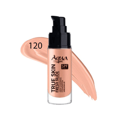 Aqua Color Line True Skin Fresh Nude High Coverage Foundation (Shade-120)