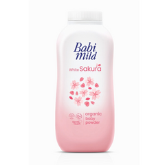 Babi Mild White Sakura Organic Baby Powder 160g