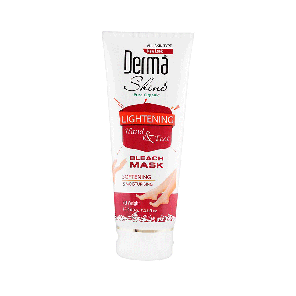 Derma Shine Pure Organic Lightening Hand & Feet Bleach Mask