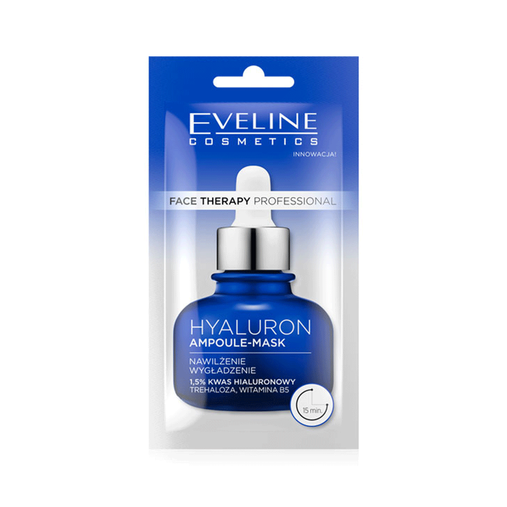 Eveline Cosmetics Face Therapy Professional Hyaluron Ampule Mask 8 ml