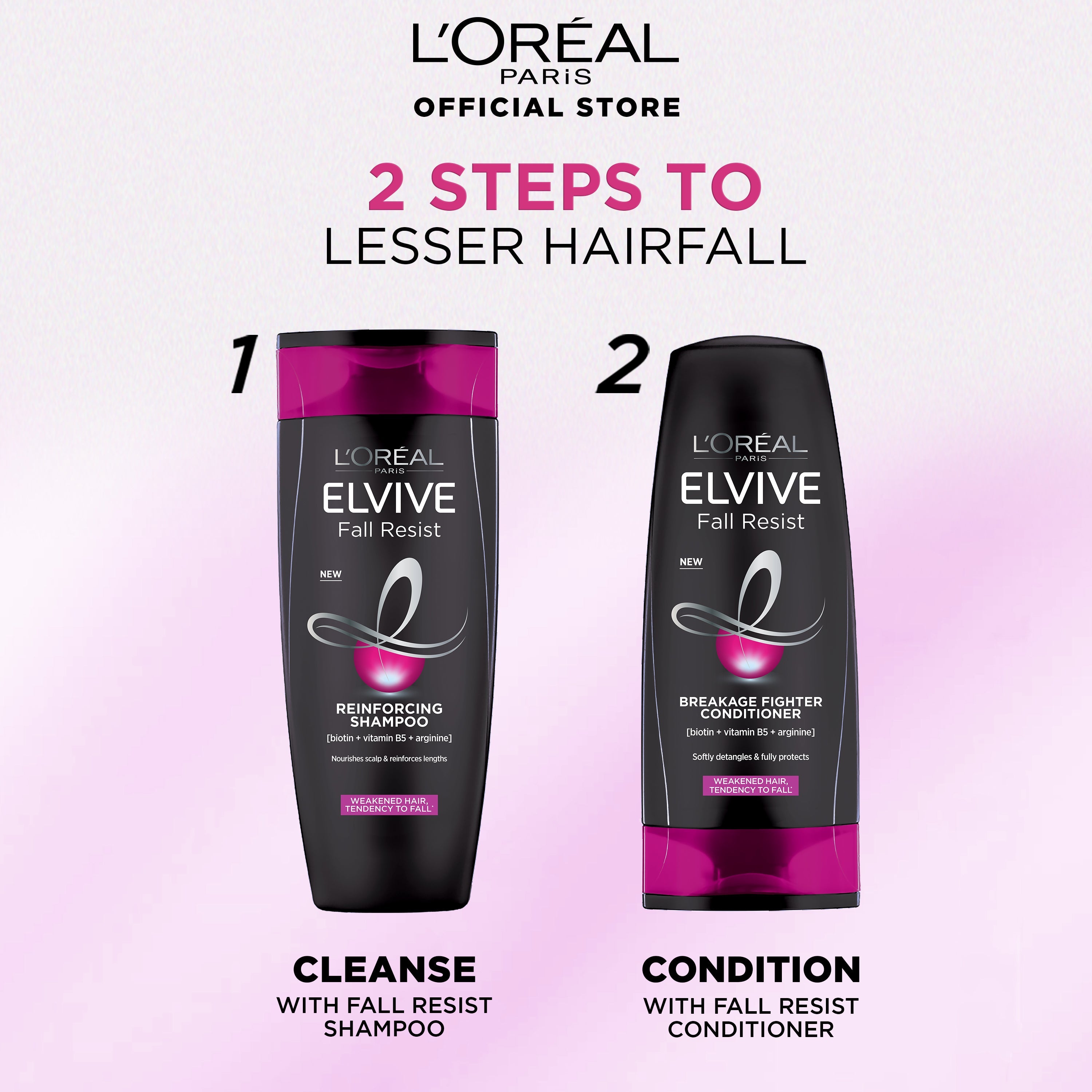 L'Oreal paris elvive fall resist shampoo 175 ml - for hairfall