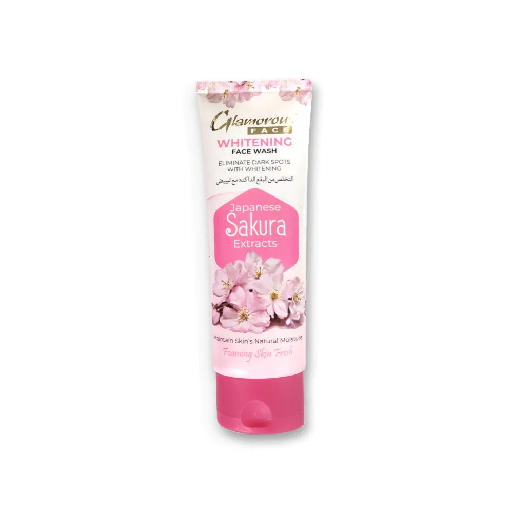 Glamorous Whitening Face Wash (Japanese Sakura Extracts)
