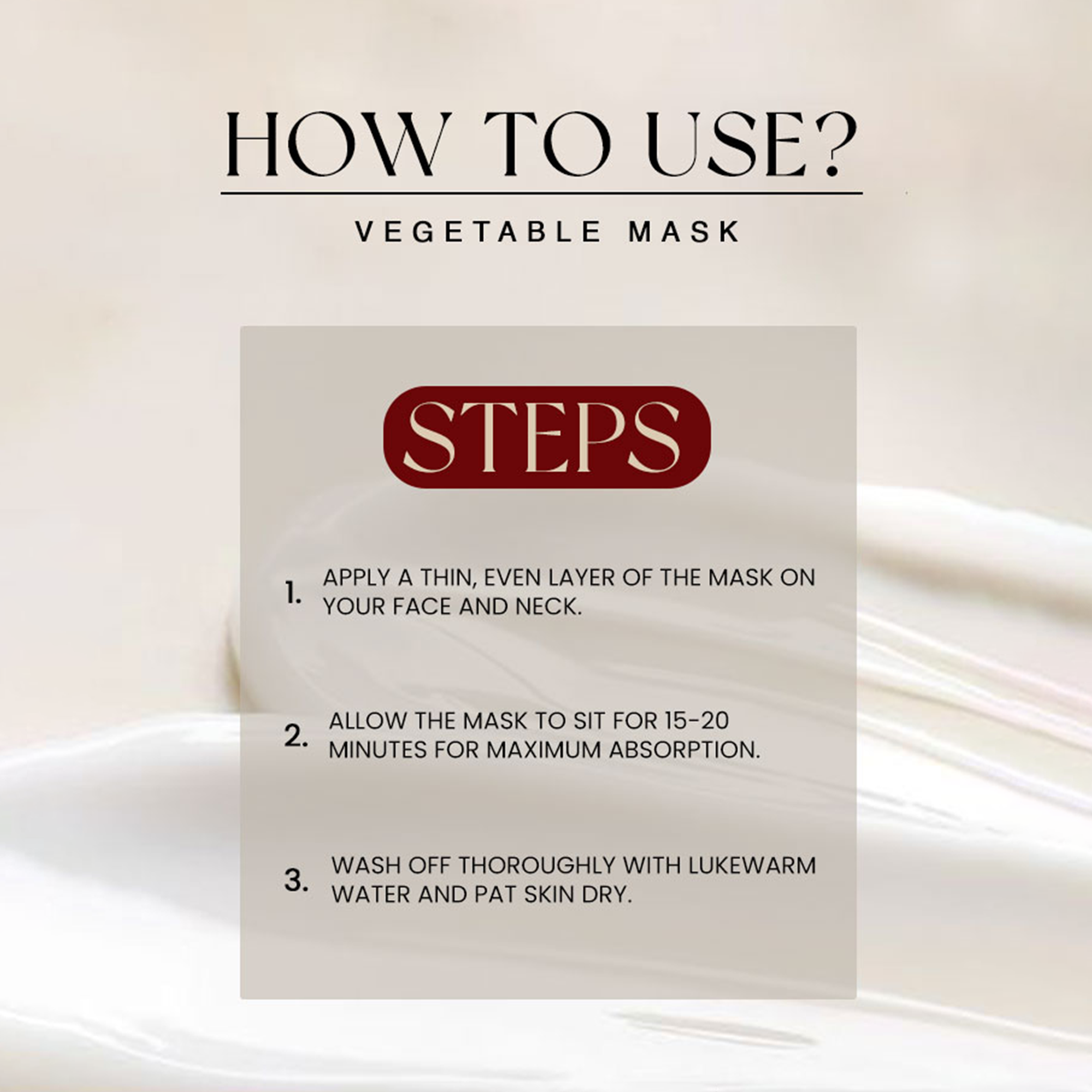 Vegetable Mask