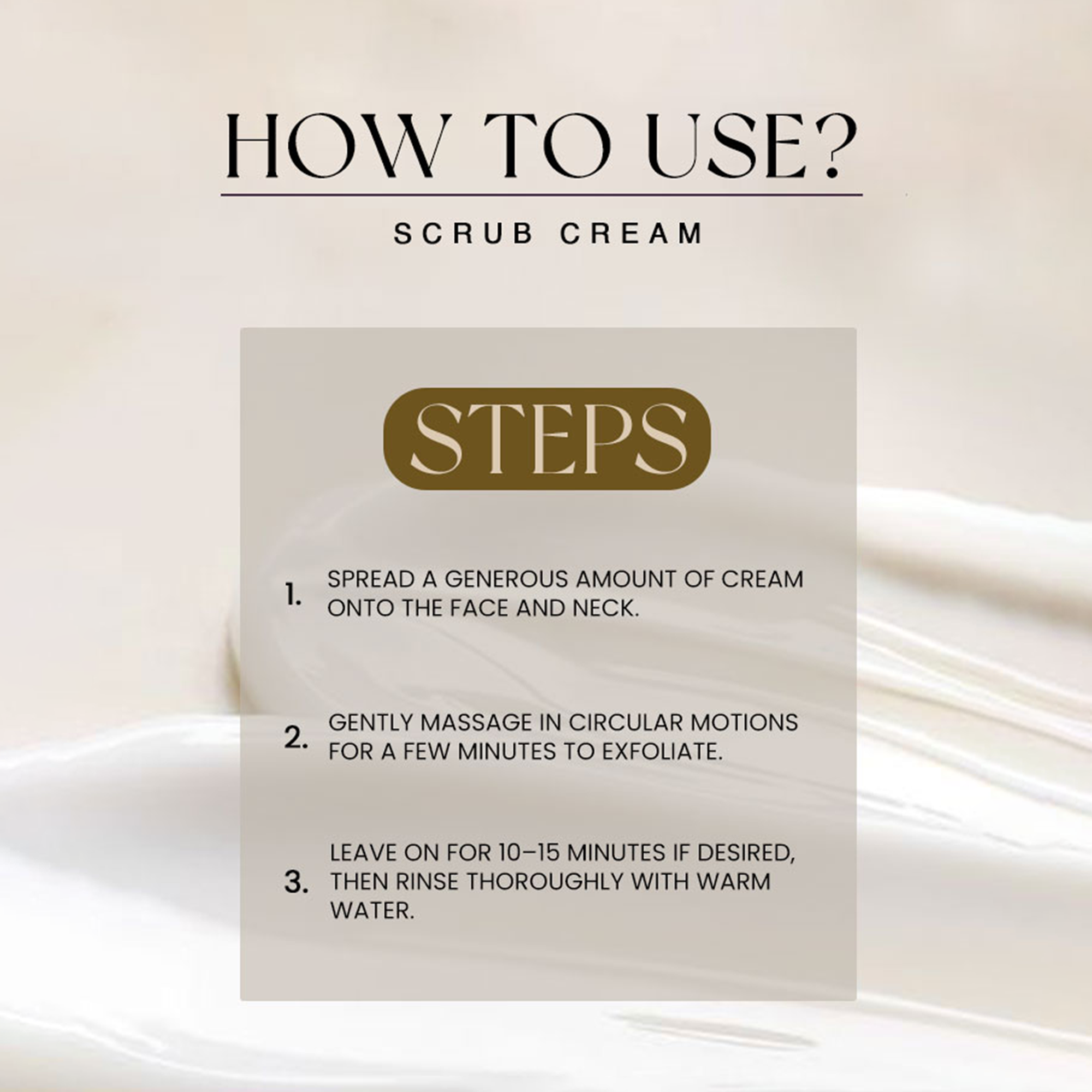 Scrub Cream