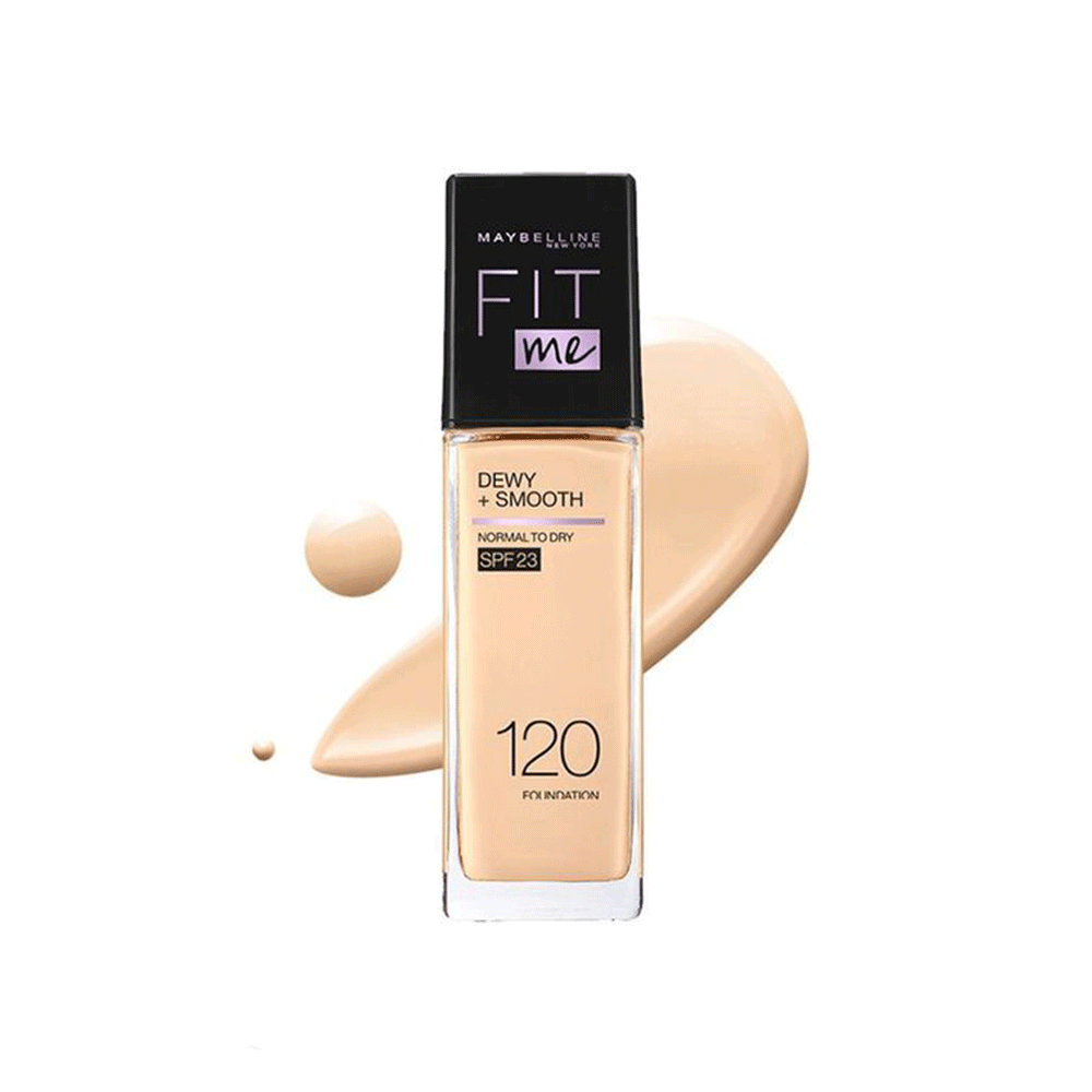 Maybelline Fit Me Dewy + Smooth Liquid Foundation (120)