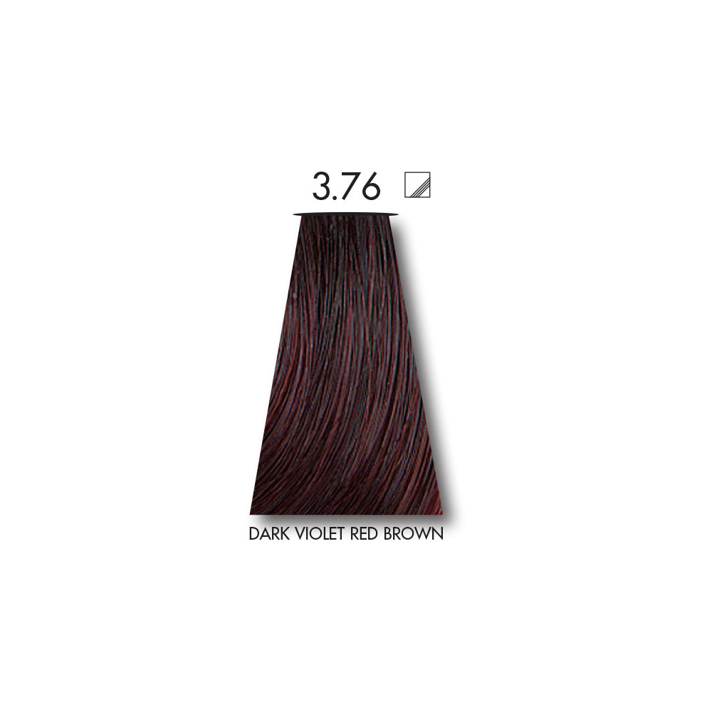 Keune Tinta DARK VIOLET RED BROWN 3.76 with Keune Developer 20 Volume - 60 ml