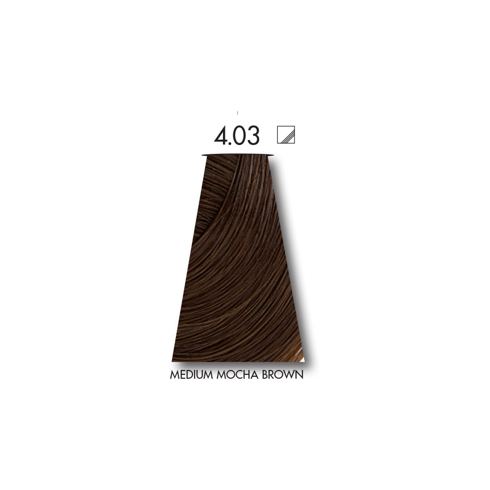 Keune Tinta MEDIUM MOCHA BROWN 4.03 with Keune Developer 20 Volume - 60 ml