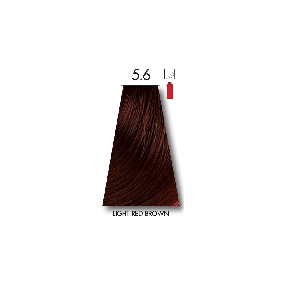 Keune Tinta LIGHT RED BROWN 5.6 with Keune Developer 20 Volume - 60 ml