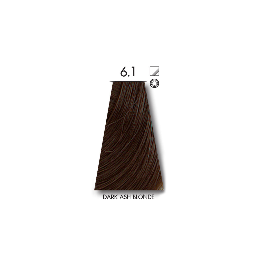 Keune Tinta DARK ASH BLONDE 6.1 with Keune Developer 20 Volume - 60 ml