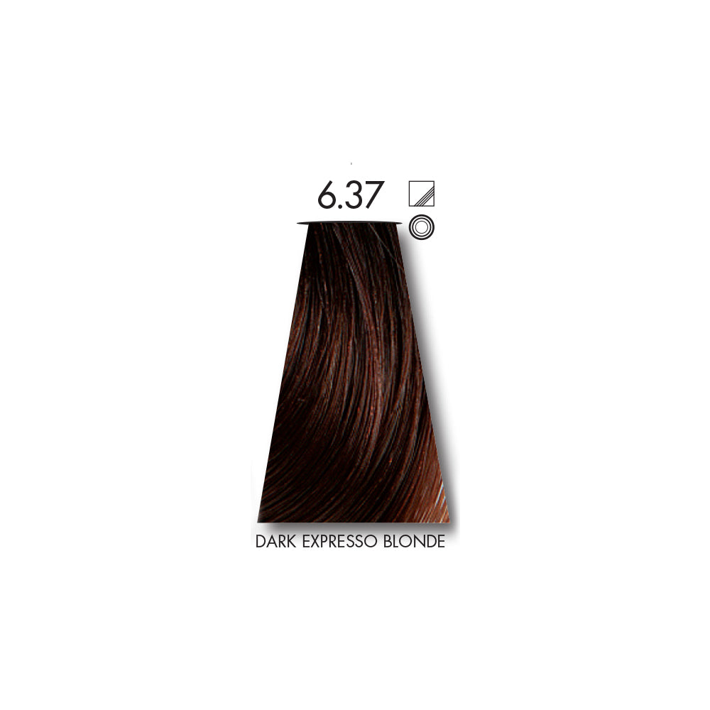 Keune Tinta Dark Expresso Blonde (Gold Violet) 6.37 with Keune Developer 20 Volume - 60 ml