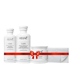 Care Derma Sensitive Holiday Package  (Shampoo, Conditioner, Mask, Towel)