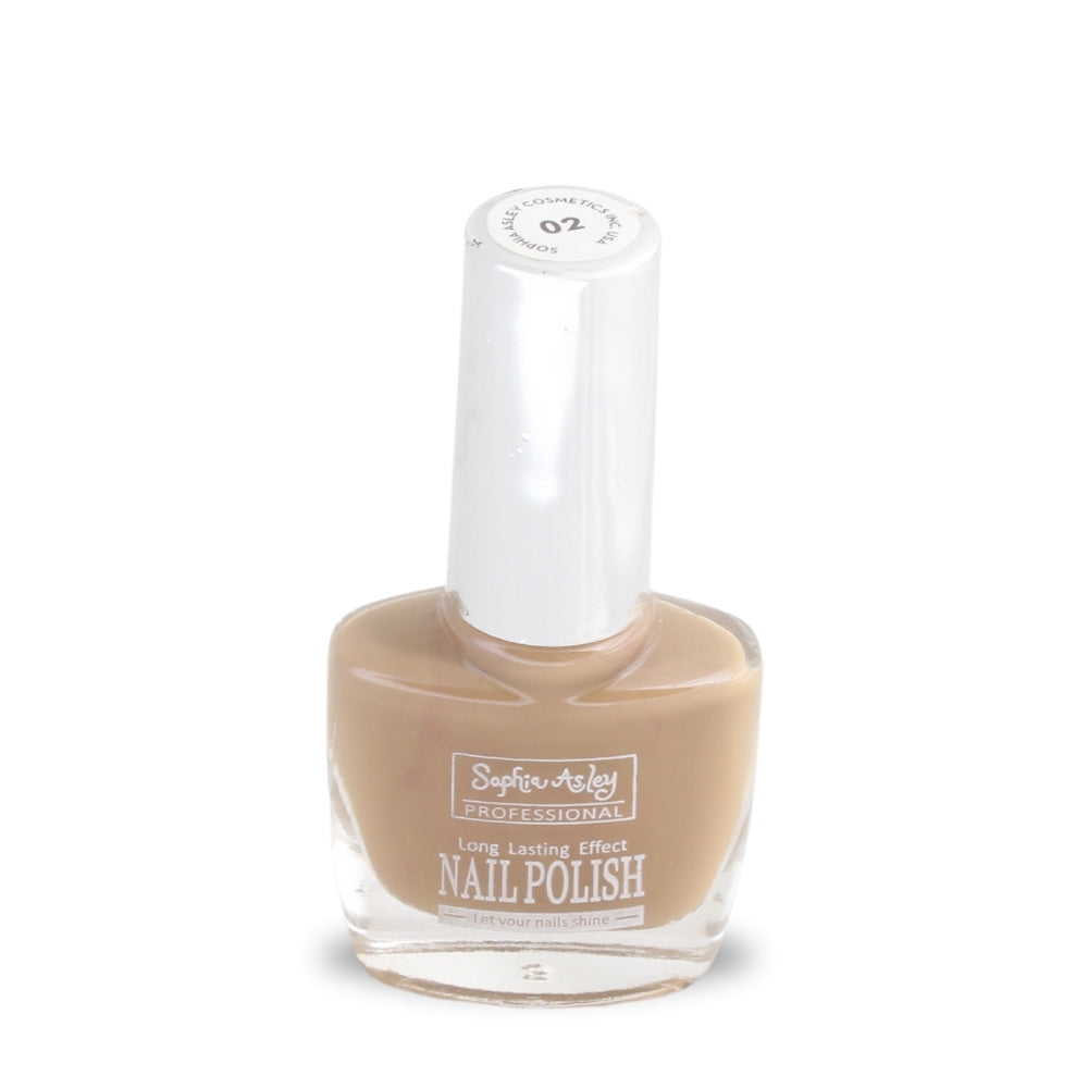 Sophia Asley Nail Polish (Shade 02) - Camel Brown