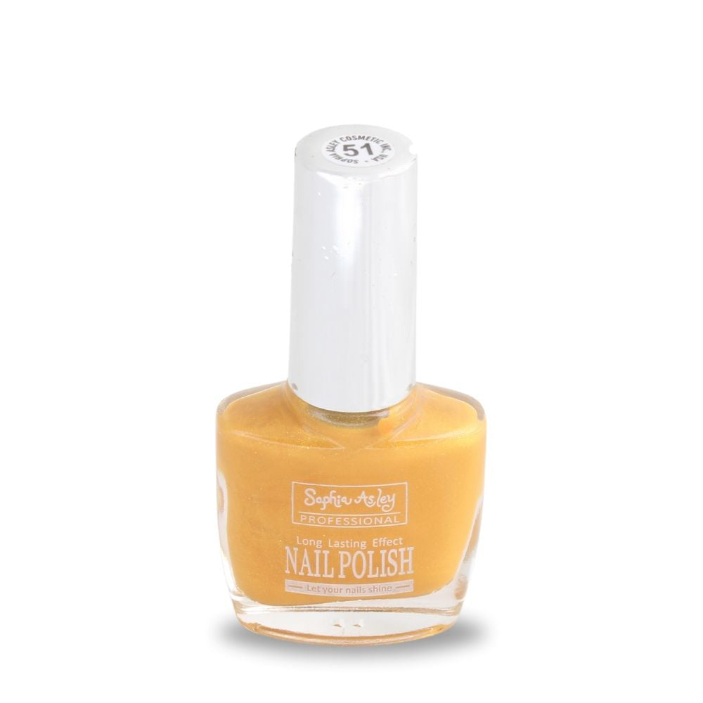 Sophia Asley Nail Polish (Shade 51) - Shiny Gold