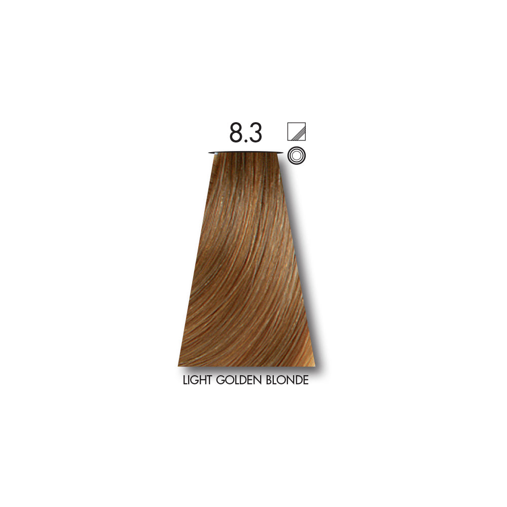 KEUNE TINTA LIGHT COPPER BLONDE 8.3 with Keune Developer 20 Volume - 60 ml