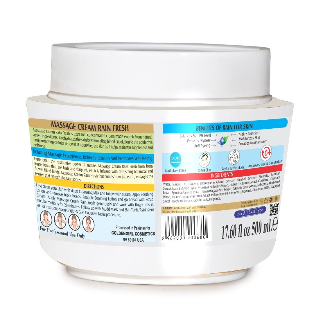 Massage Cream (Rain Fresh)