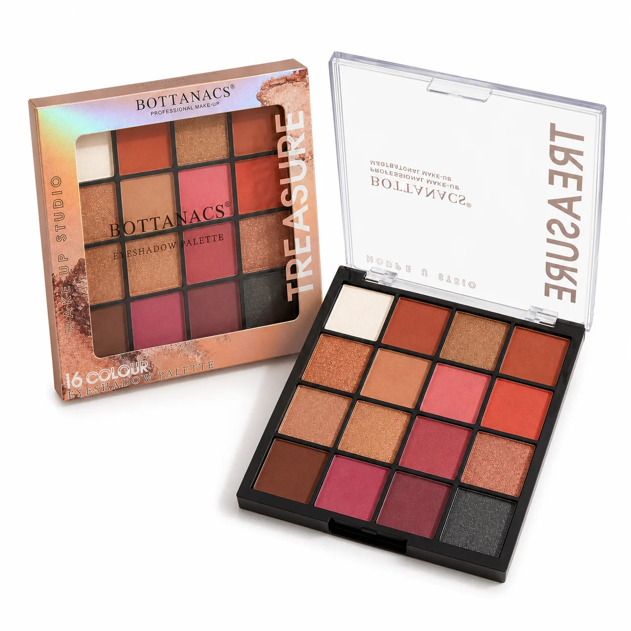 BOTTANACS Treasure 16 Colour Eyeshadow Palette – Shade 04