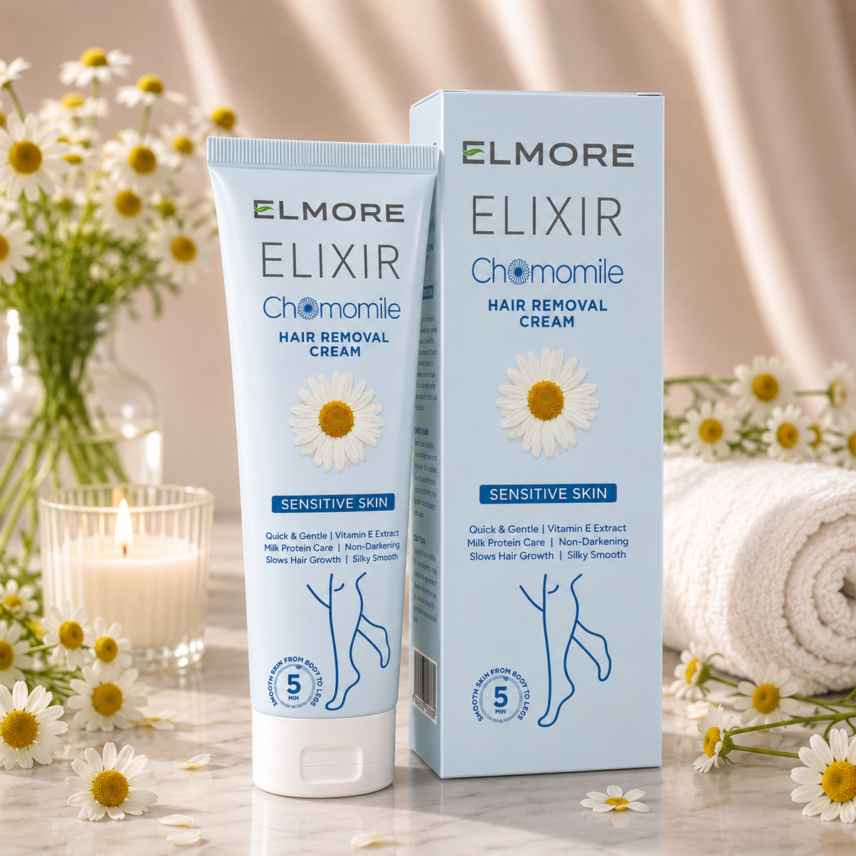 Elixir Chamomile Hair Removal Cream - 100ML