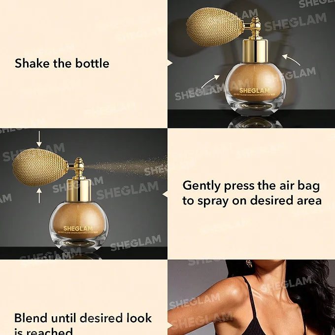 SheGlam - Go Go Glow Highlighting Body Mist
